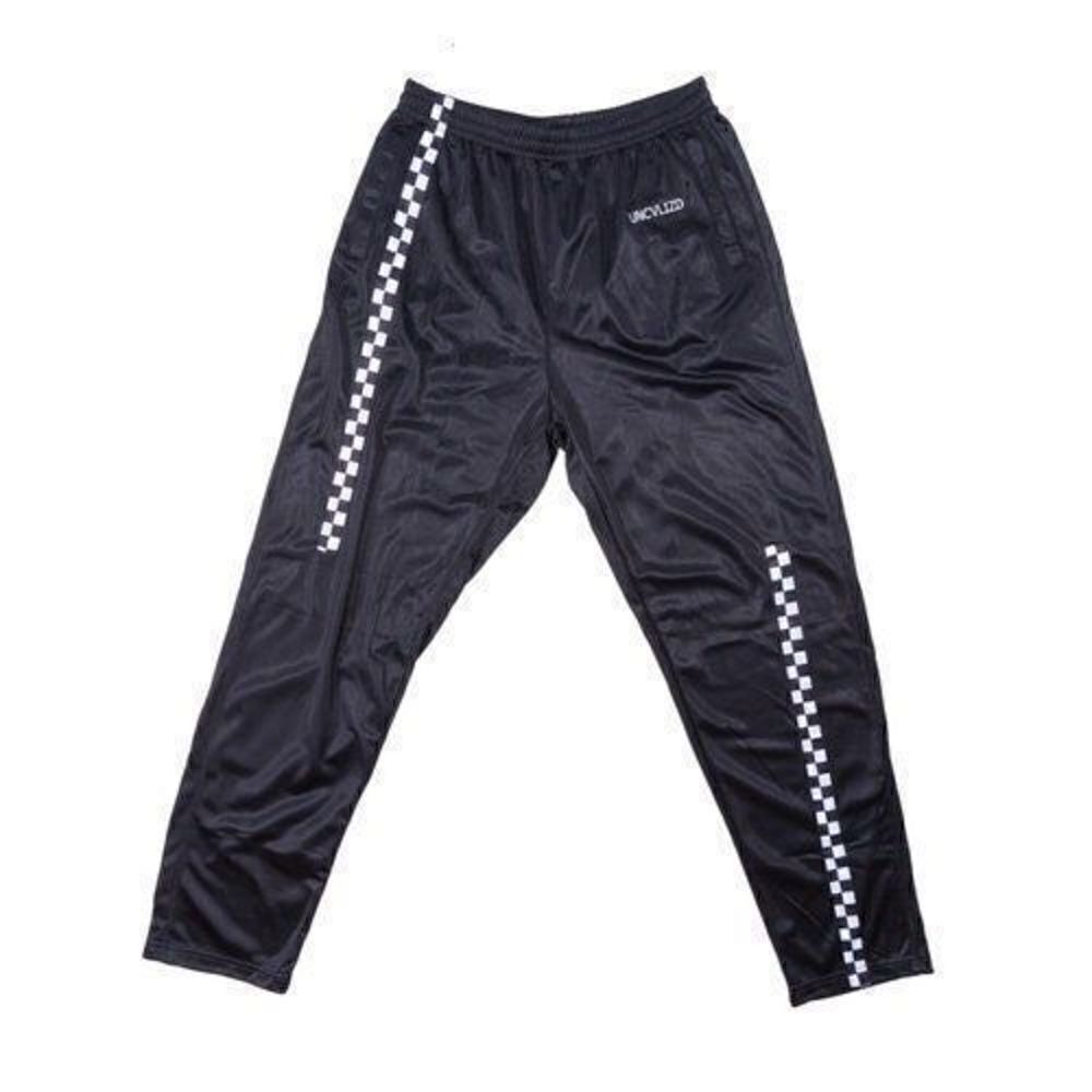 Talladega Track Pants Mens Black size Large